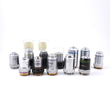 Mikroskop Objektiv Sammlung Konvolut Will Wetzlar Olympus Steindorff  #5010 R51