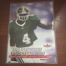 Fleer 2000 Ultra Rookie Plaxico Burress #247 Steelers Football Card