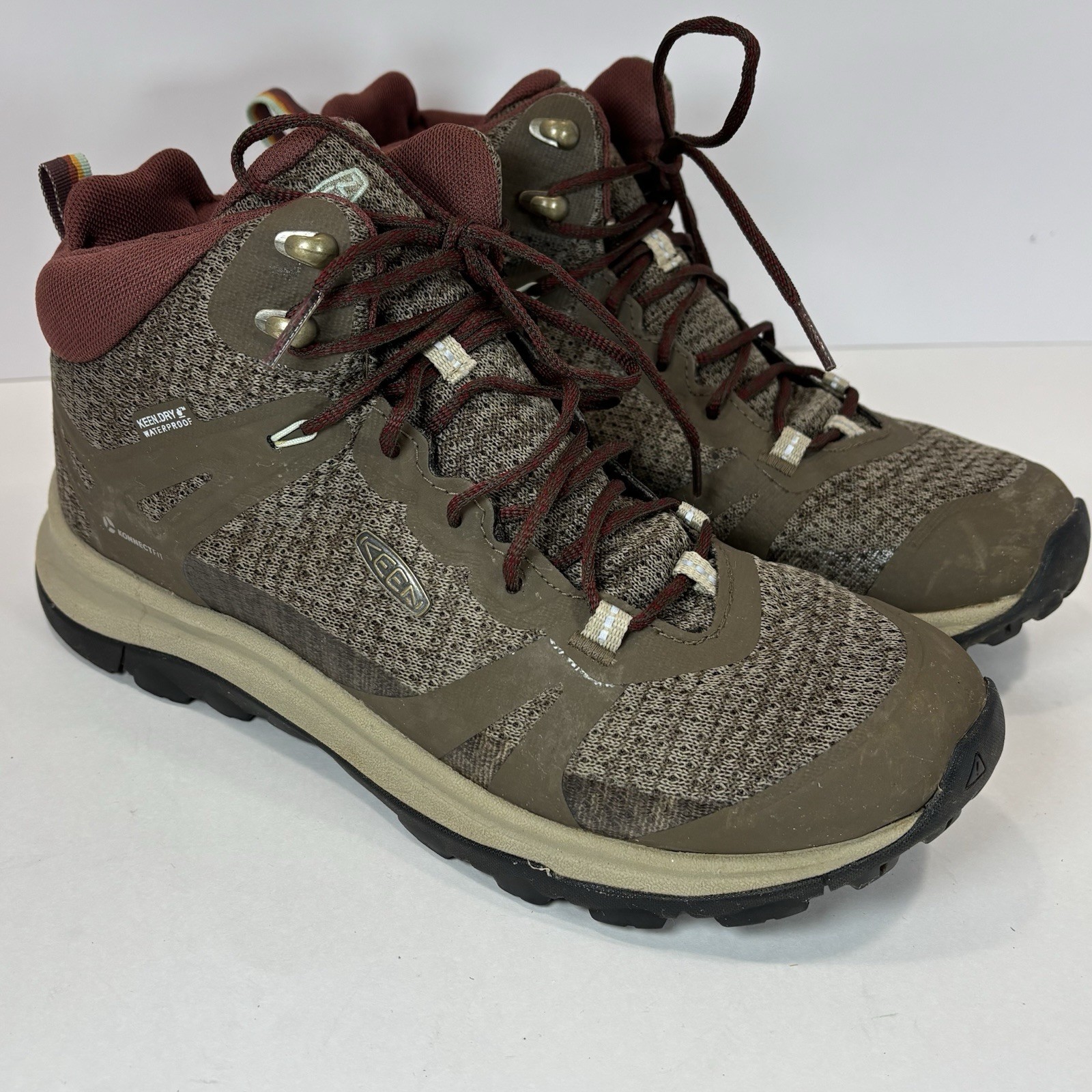 Scarpe Keen Donna Terradora II Dry Impermeabili Media Altezza Escursionismo 8 5 Grigio