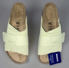 Birkenstock New W tags Kyoto Green Nubuck/Suede Leather Regular Size M 10 / W12