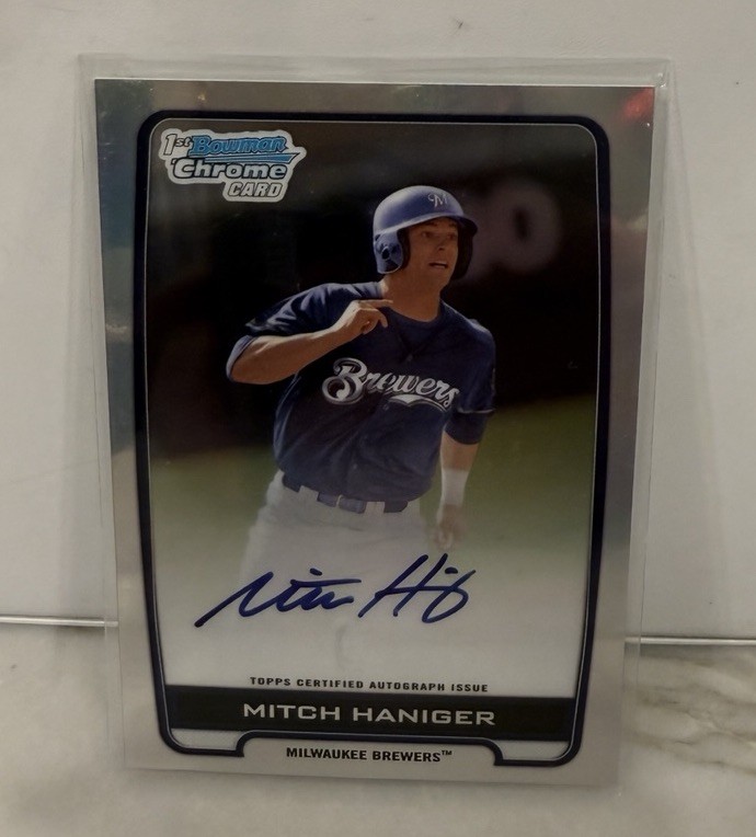2012 Bowman - Chrome Draft Picks Autographs Mitch Haniger #BCA-MH Refractor