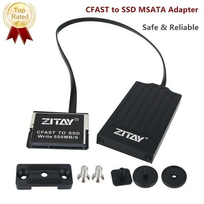 CFAST to SSD MSATA Card Adapter Converter for   URSA Mini 1DX II XC10 Z CAM #ea