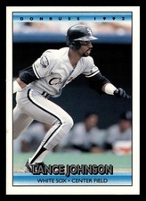 Lance Johnson 1992 Donruss #267 Chicago White Sox BASEBALL *087