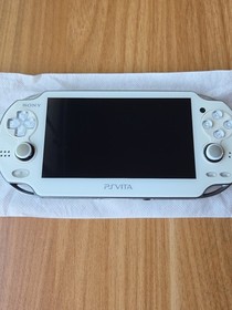 SONY PS Vita PCH-1100 Crystal white CIB W/ Charger