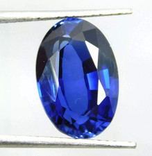 10 Ct AAA Natural Kashmiri Blue Sapphire Oval Cut GGI Certified Loose Gemstone