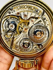 AMAZING 1920 Hamilton 16S 19J Grade 996 Mainliner Clear Back Pocket Watch Runs