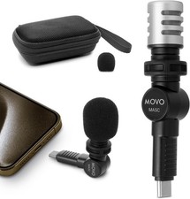 External USB-C Microphone for iPhone 15/16 - Mic for iPhone 15/16, USB-C Devi...