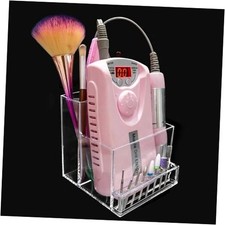 10 Holes Storage Box Holder Organizer to Display Nail Drill Bit File Brush