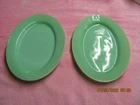 ANCHOR HOCKING FIRE KING JADEITE RESTAURANT 11-1/2" OVAL PLATTERS