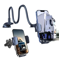 Cell Phone Holder Car [Military Grade Powerful Suction] Car Phone Holder Moun...