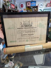 Sinclair Gas Station Advertising Service Award Pipe Line Independence Kansas 