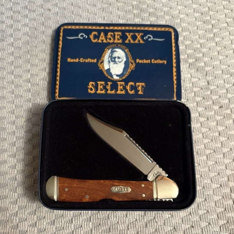 Case Select - NEW Copperlock Amboyna 2004 never used never sharpened