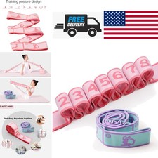 Kids Flexibility Bands 2 PCS Stretching Straps for Dance and Gymnastics Practice