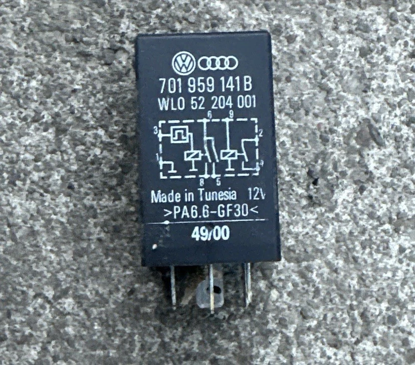 Caja de fusibles relé aire acondicionado Volkswagen EuroVan 93-03 # 140 701959141B OEM Foto 2 de 2