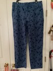 Croft & Barrow Easy Knit Pull On Pants Size L Blue Stretch Straight Leg — photo 1