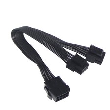 CPU Power Splitter Cable 8Pin to Dual CPU 8 Pin CPU to Motherboard Power Adapter
