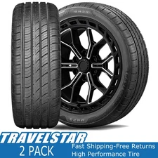2 Tires Travelstar UN33 225/50R17 94V A/S All Season High Performance Passenger