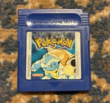 Pokemon Blue Nintendo Gameboy Authentic Cartridge Tested Dry Battery EUR