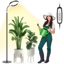 LBW Grow Lights for Indoor Plants Full Spectrum with Stand, Floor Plant Growi...