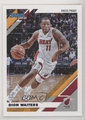 2019-20 Panini Donruss Press Proof Purple 48/199 Dion Waiters #112 qc6