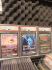 Charizard Ex #199, Blastoise Ex #200, Venusaur Ex #201 151 Trio PSA 10