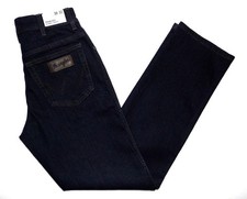 Image of WRANGLER - Men's NEW Texas Stretch Jeans 30"W X 32"L Dark Indigo Blue Denim