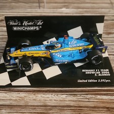 Minichamps 1:43 2006 Renault F1 Team Showcar F. Alonso w/ Case/Stand LE