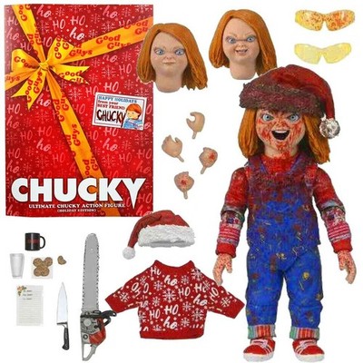 ULTIMATE CHUCKY Figur (HOLIDAY EDITION) Spielzeug NECA Puppe Horrorfilm