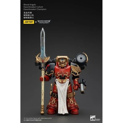 JOY TOY Joytoy - Warhammer - Blood Angels Dawnbreaker Cohort - Dawnbreaker Champion - Th