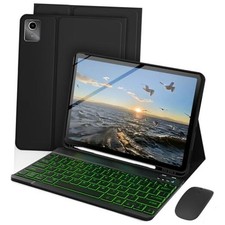 Keyboard Case for Lenovo Tab M11 / K11 LTE 11 Inch 2024, Mouse and 7 Black