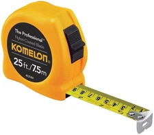 4925IM The Professional 25-Foot Inch/Metric Scale Power Tape, Yellow