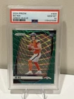 2024 Prizm Bo Nix RC Green Wave Rookie #309 Broncos PSA 10