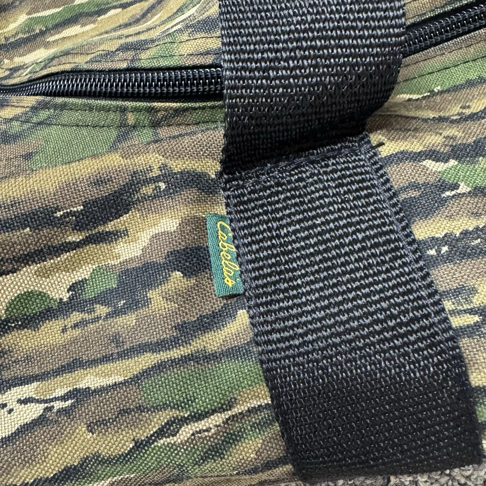 "Bolso de Lona de Carga Camuflado Cabelas Realtree De Colección 30x12x10"" Grande Caza EE. UU. Foto 4 de 4