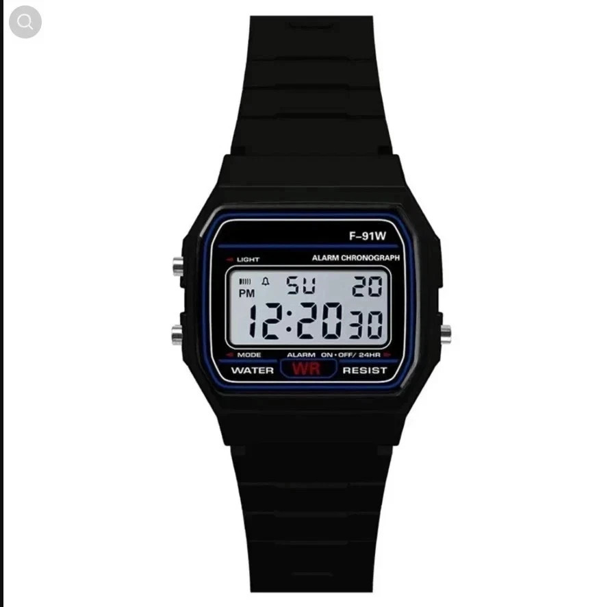 Casio F91W-1 Classic Digital Sport Watch, Wrist Watch for Men