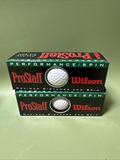 2 Packs of 3 Balls Wilson PROSTAFF DISTANCE PERFORMANCE SPIN Golf Balls NIB