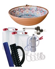 Campervan Kitchen Sink And Tap Kit Morroccan Pattern Basin