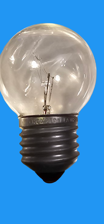 ES-E27 40W Crompton Clear Round Bulb Lamp 240V ( Pack of 2 )
