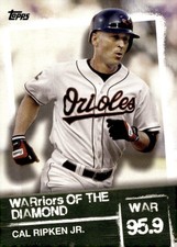 2020 Topps #WOD-31 Cal Ripken Jr. WARriors of the Diamond