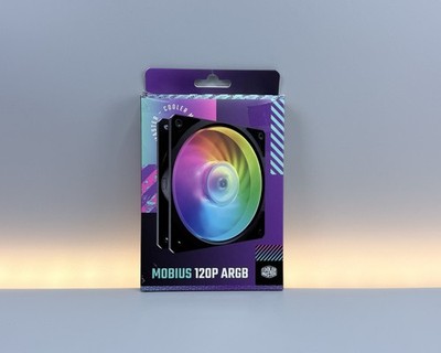 Cooler Master Mobius 120P ARGB Lüfter 120mm PWM 2400 RPM 75,2 CFM MFZ-M2DN-24NP2