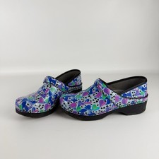 Dansko LT Professional Clogs - Limited Edition "Paper Hearts" Pattern Size 41 