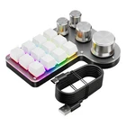 Custom Macro Keyboard 12 Keys 4 Knobs Mini USB Mechanical Keyboard2176