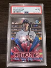 Topps Bowman Hobby Stars Shohei Ohtani Sho-Time Showcase Chrome PSA 6 HS-4 Dodg…