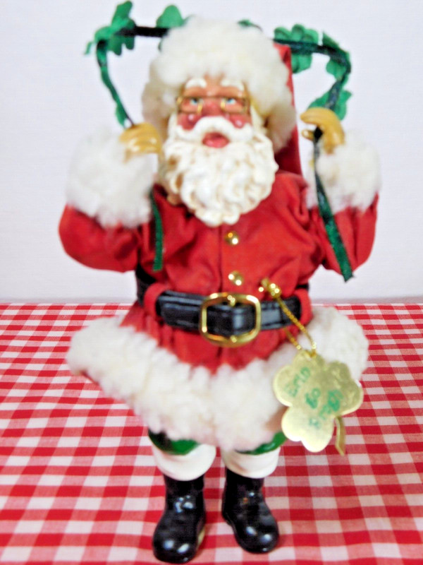 Clothique Santa by Possible Dreams 2001 Shamrock Irish