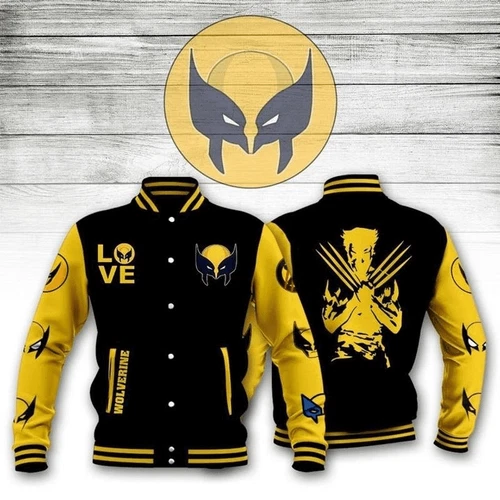 The Wolverine Marvel Comics Baseball Jacket