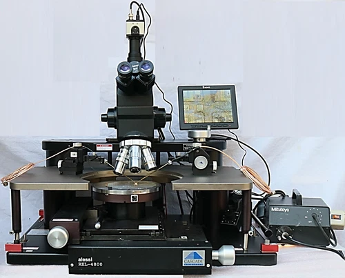 Cascade Microtech REL 4800 Manual 8 inch Prober MH DC Probes Mitutoyo MicroScope