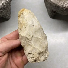 MLC s4035 Flint Celt Spade Knife Blade Arrowhead Monroe Co Illinois Artifact