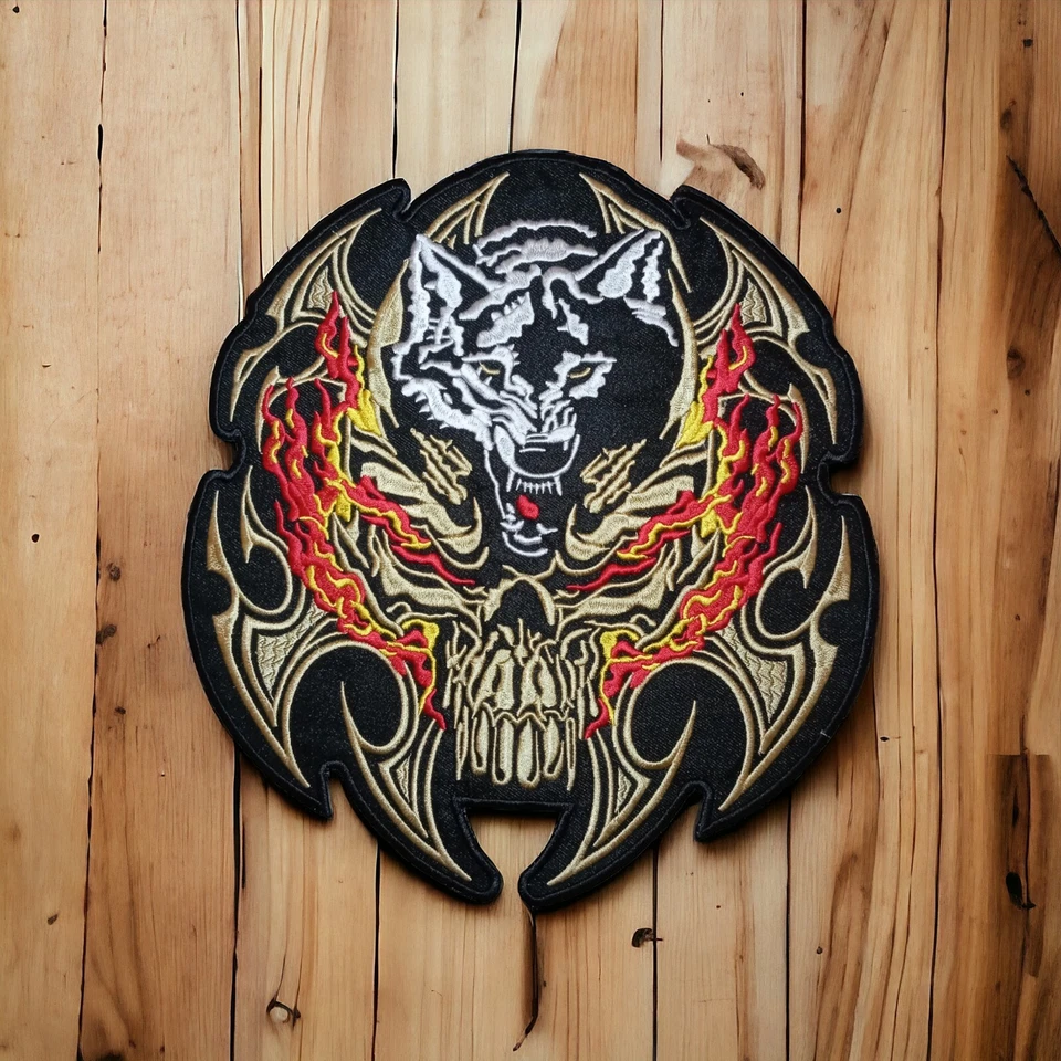 Patchs Écusson Harley-Davidson Thermocollant De 30CM Pour Les Vestes,Back Patch- - Photo 2/3