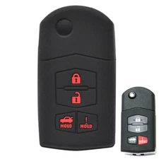 XUKEY Silicone Key Fob Case Cover Remote Fob Sleeve For Mazda 3 6 MX5 MX-5 Miata