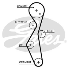 Gates Powergrip Timing Belt Kit K015672XS - High Quality Part For Ford