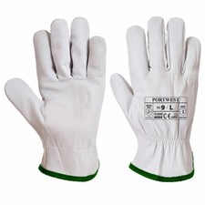Portwest A260 Driver Gloves in Breathable Leather Safety Protective ANSI